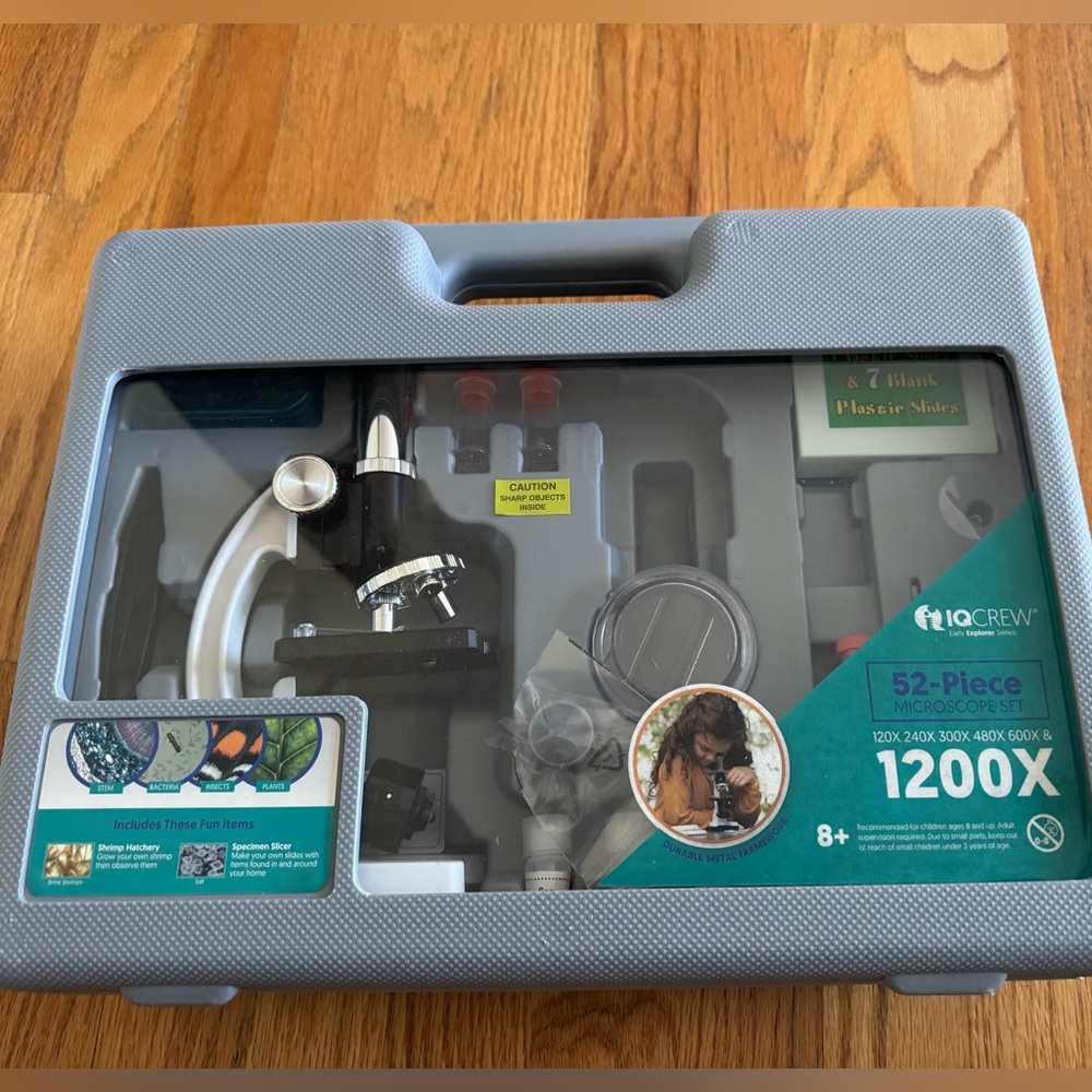 Kids Microscope Set - Blue